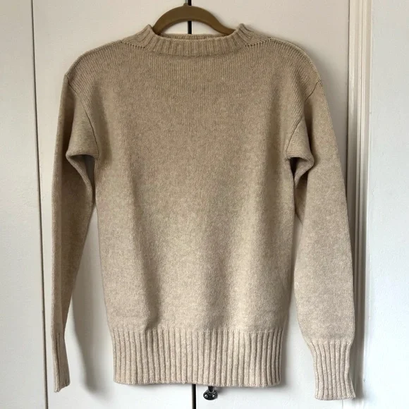 NWT Maison Margiela Margiela Line 4 Cream mock neck sweater size small - Picture 1 of 6